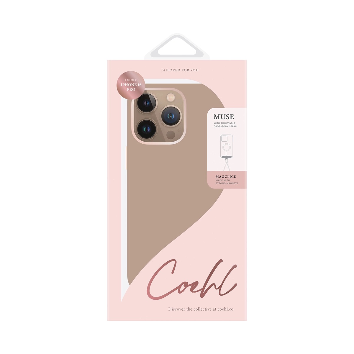 Foto 5 pulgar | Funda Para Iphone 16 Pro Nude Muse (magclick™) De Coehl