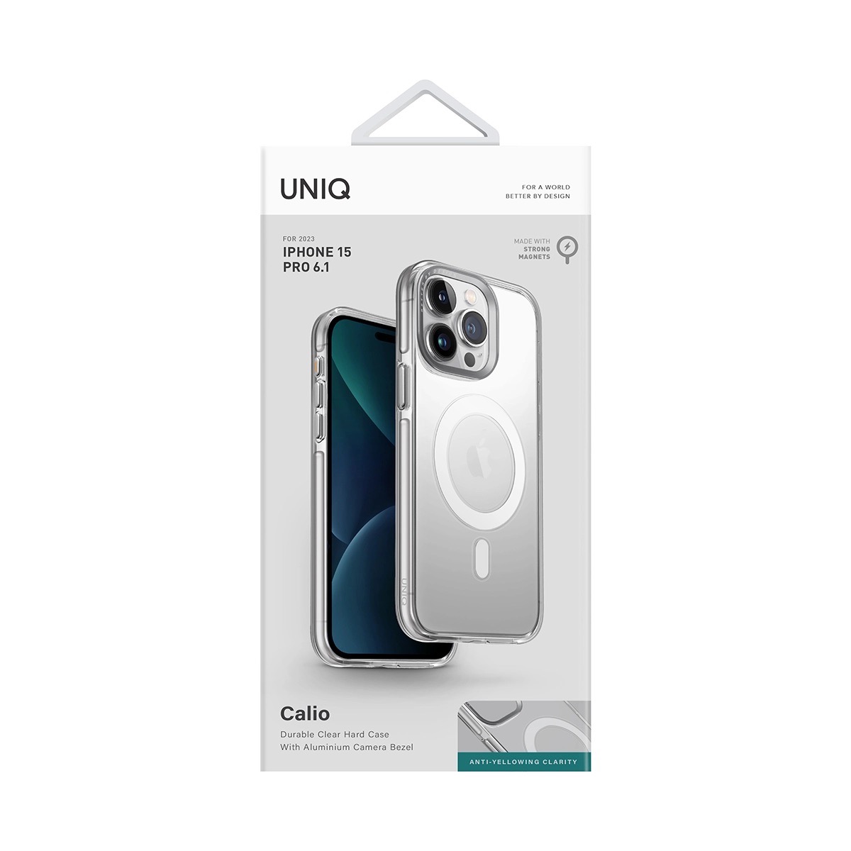 Foto 7 pulgar | Funda Para Iphone 15 Pro Transparente Calio (magclick™) De Uniq