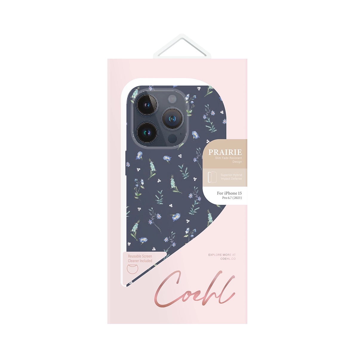 Foto 4 pulgar | Funda Para Iphone 15 Pro Max Azul Lavanda Prairie De Coehl