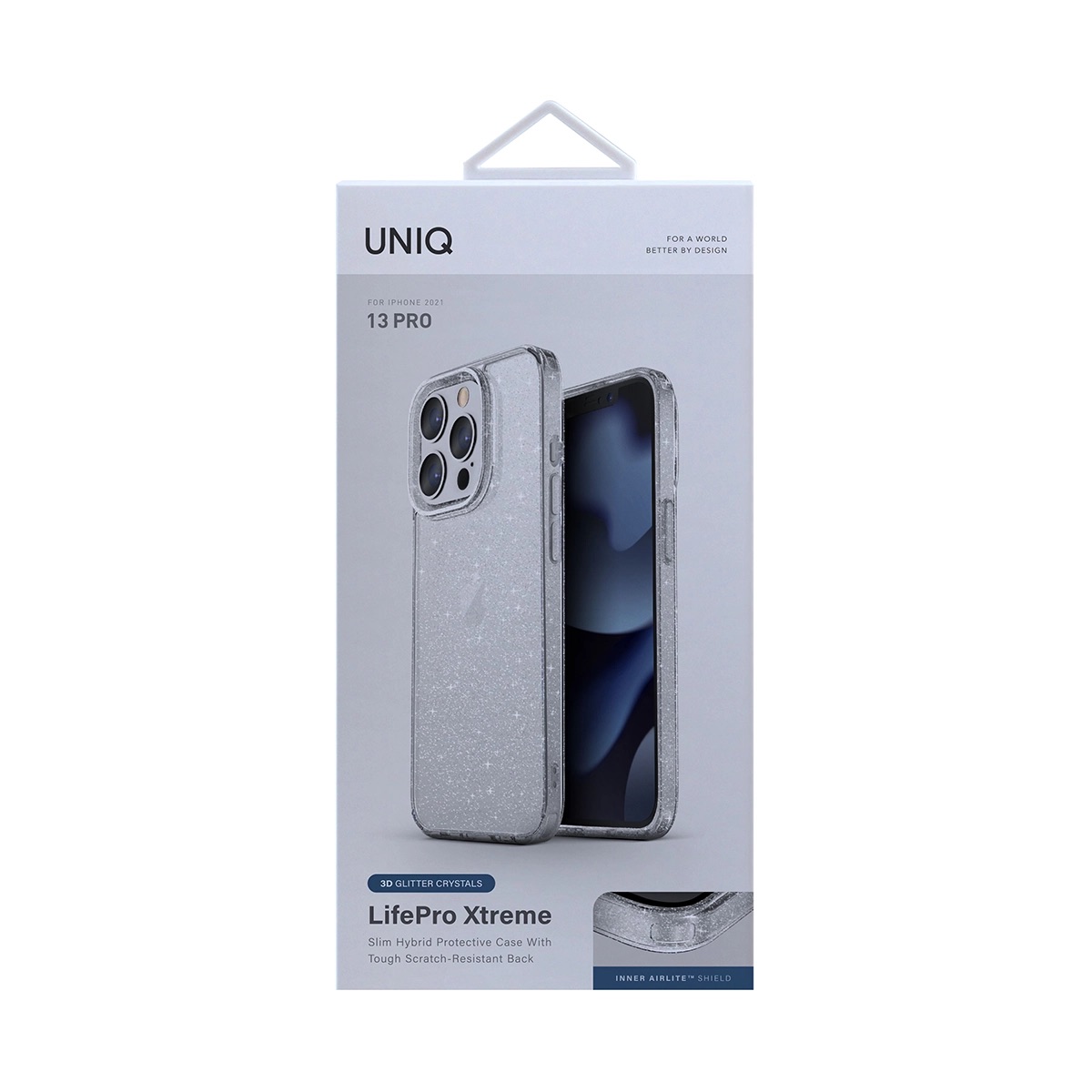 Foto 5 pulgar | Funda Para Iphone 13 Pro Transparente Brillante Lifepro Xtreme De Uniq