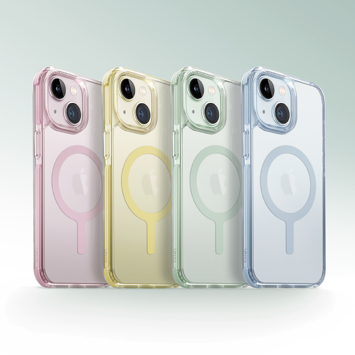 Foto 3 pulgar | Funda Para Iphone 15 Rosa Combat (magclick™) De Uniq