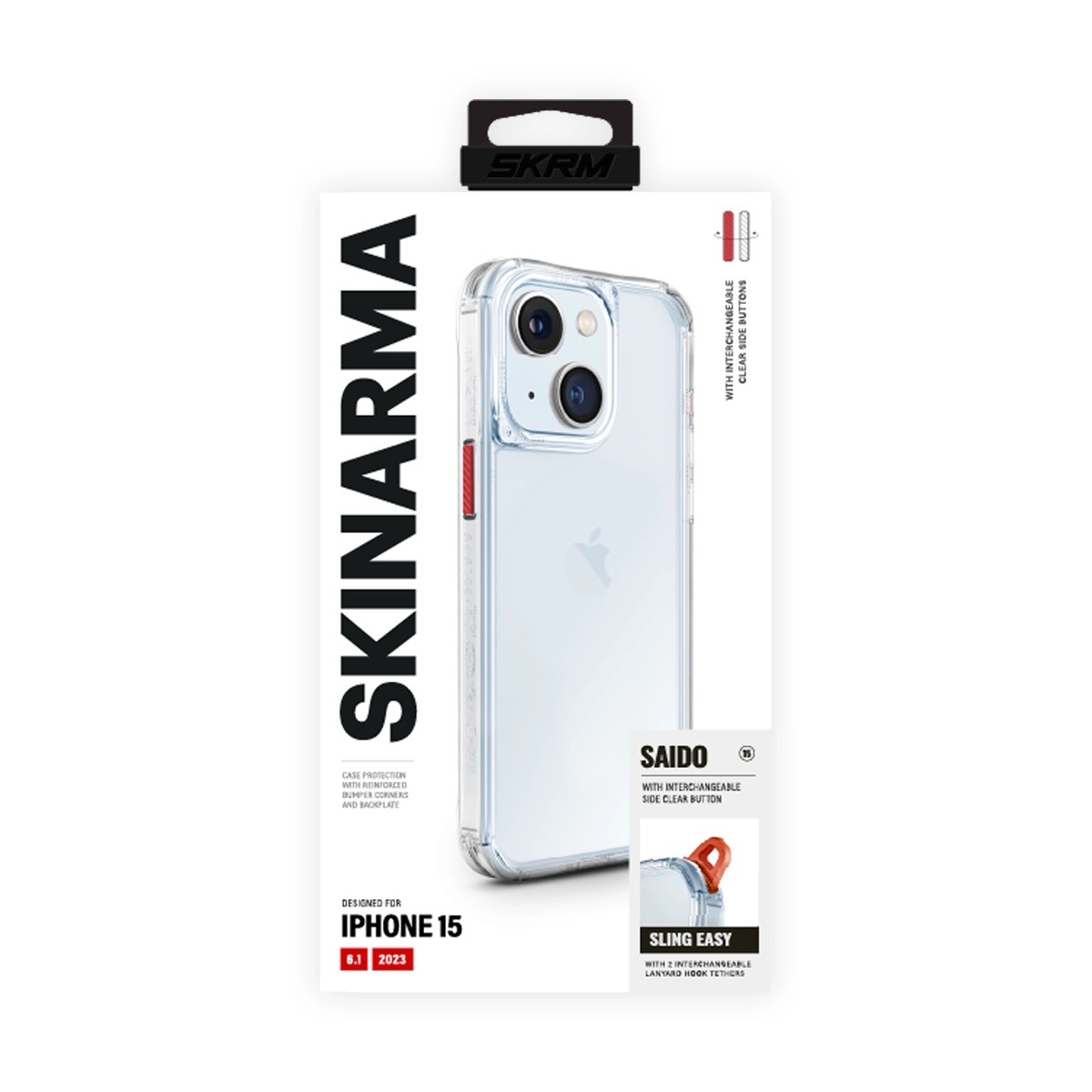 Foto 7 pulgar | Funda Para Iphone 15 Transparente Saido de Skinarma