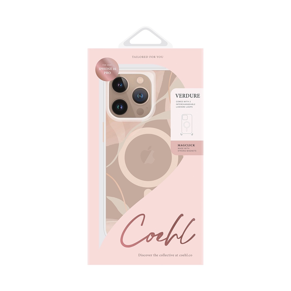 Foto 6 pulgar | Funda Para Iphone 16 Pro Primavera Verdure (magclick™) De Coehl