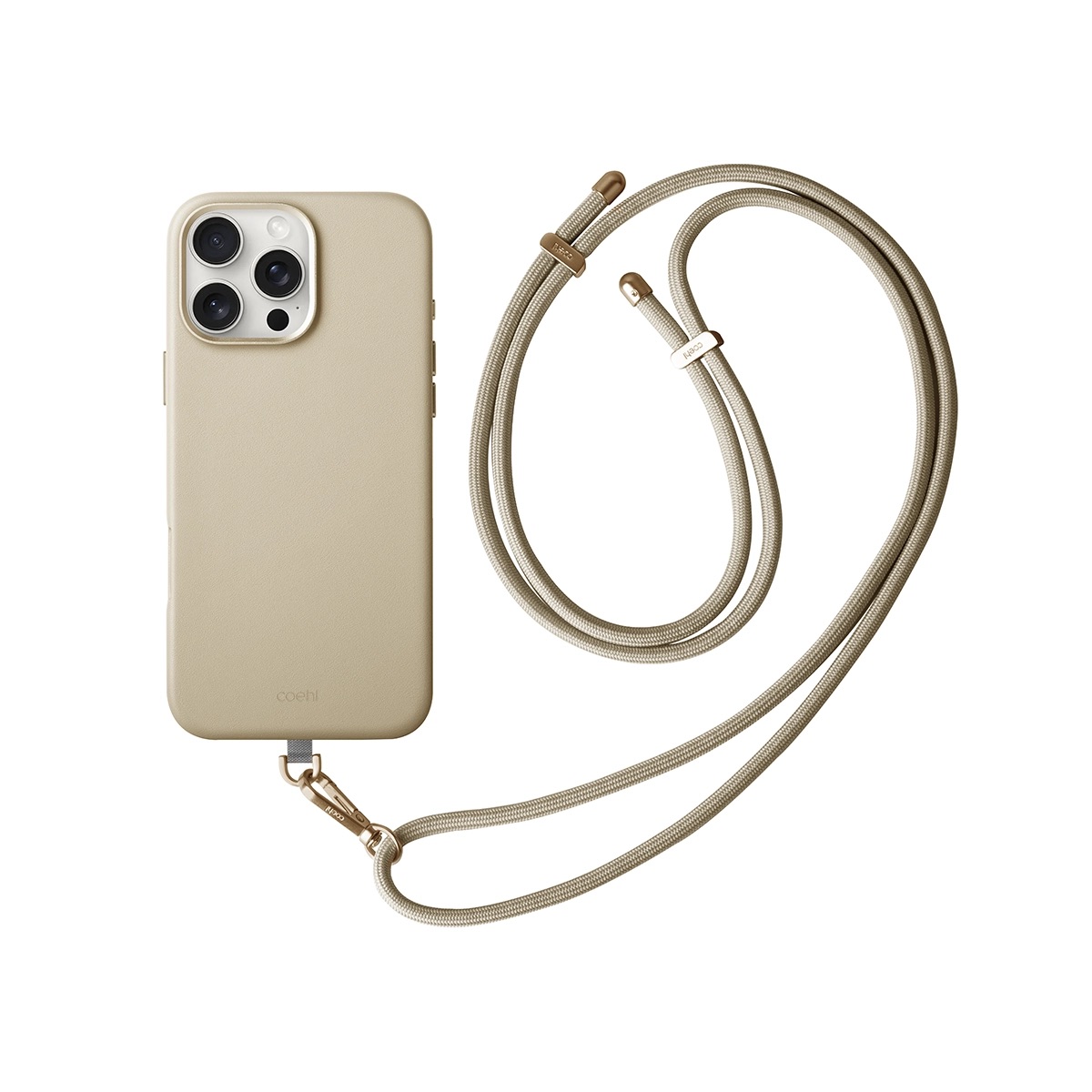 Funda Para Iphone 16 Pro Crema Muse (magclick™) De Coehl