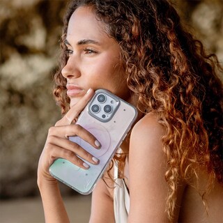 Foto 3 | Funda Para Iphone 16 Pro Max Tornasol Celest (magclick™) De Coehl
