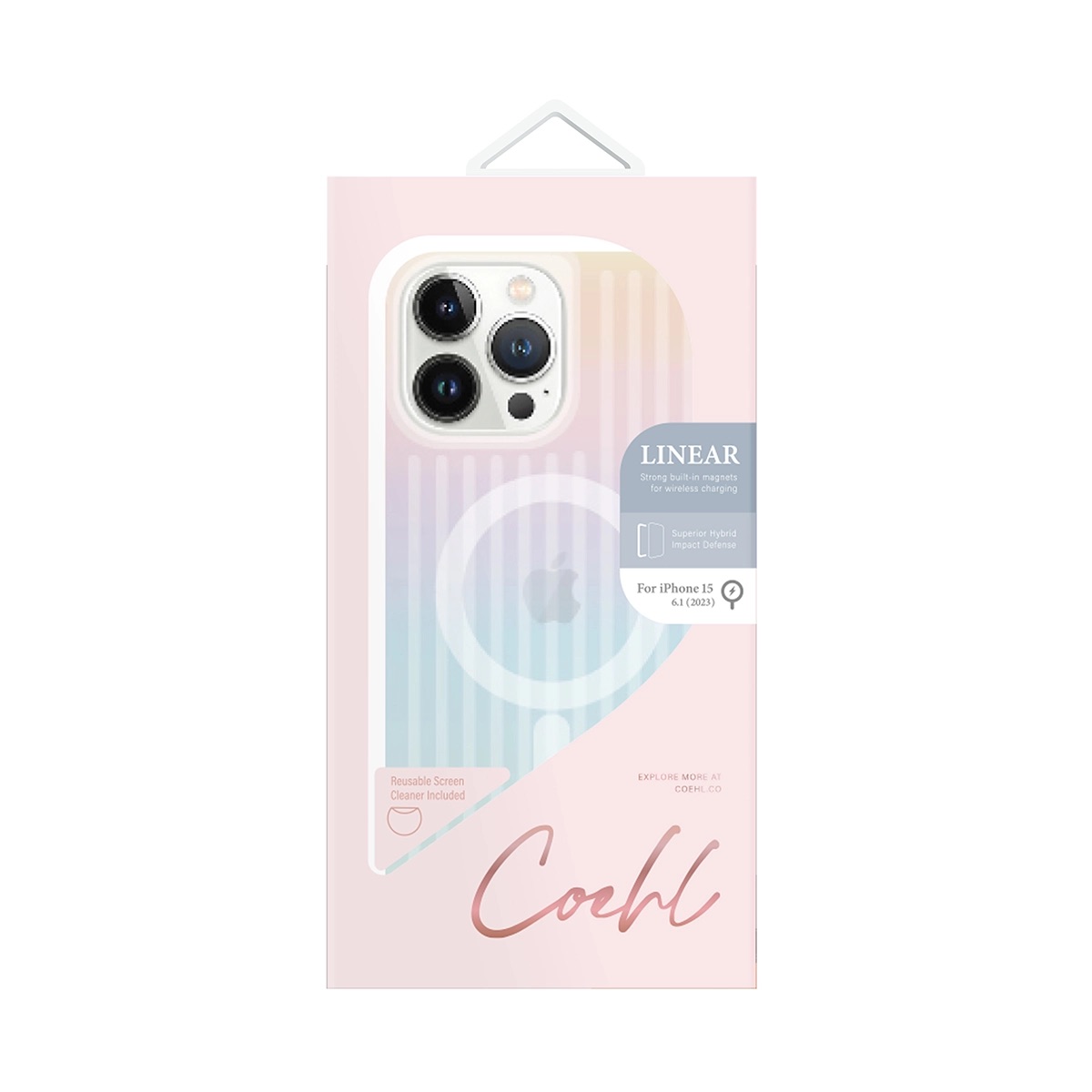 Foto 6 pulgar | Funda Para Iphone 15 Tornasol Linear (magclick™) De Coehl