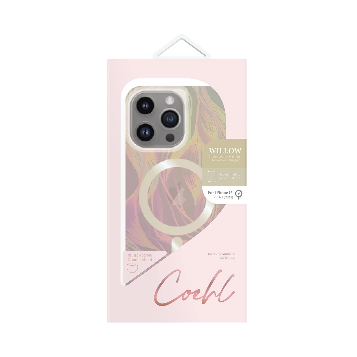 Foto 4 | Funda Para Iphone 15 Pro Tornasol Willow (magclick™) De Coehl