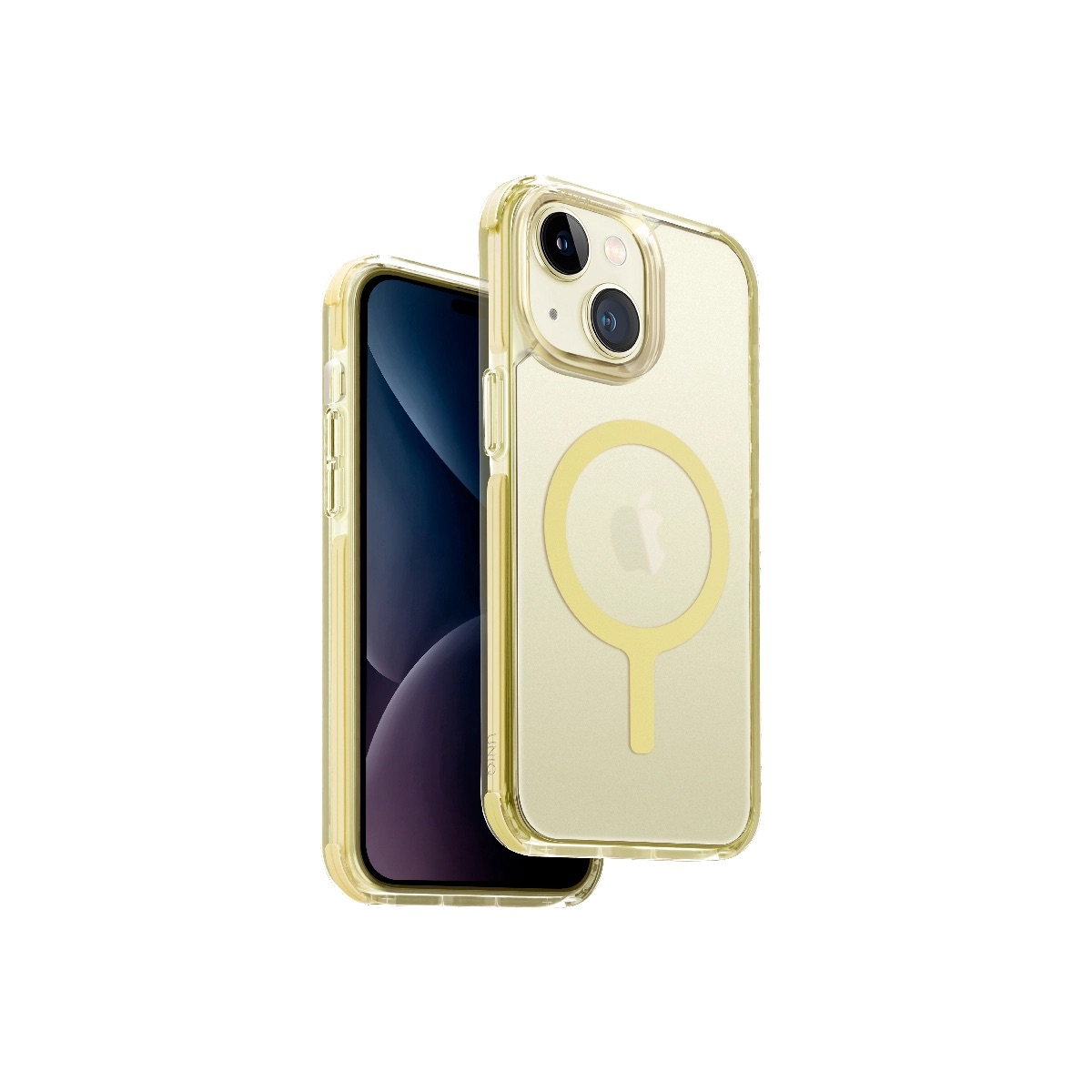 Foto 1 | Funda Para Iphone 15 Amarillo Combat (magclick™) De Uniq