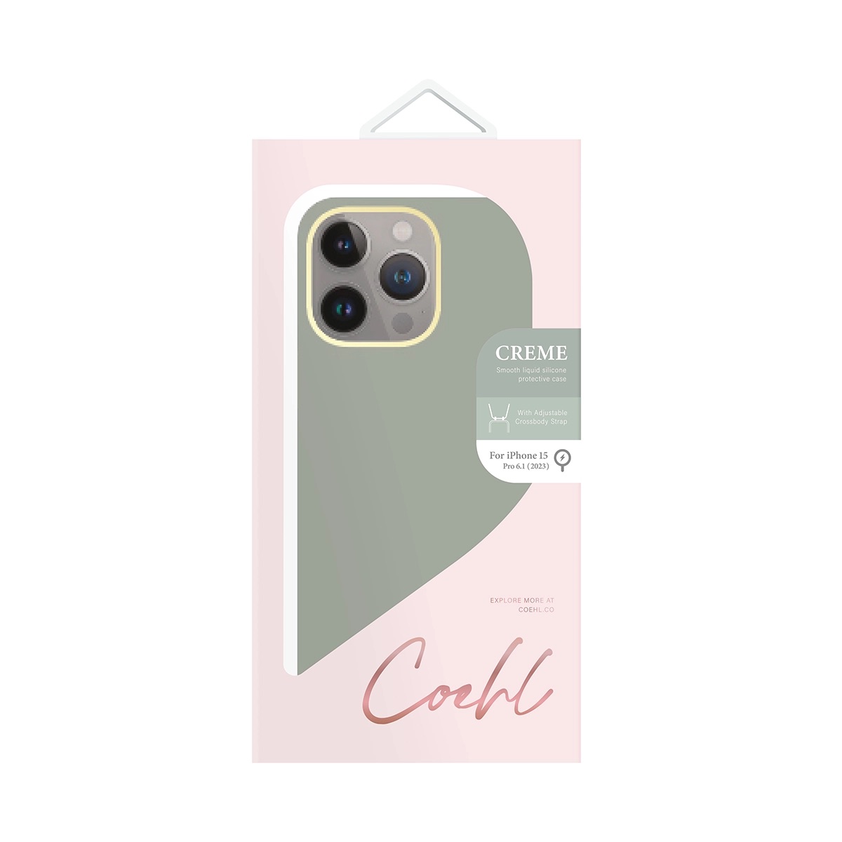 Foto 7 pulgar | Funda Para Iphone 15 Pro Verde Salvia Crème (magclick™) De Coehl