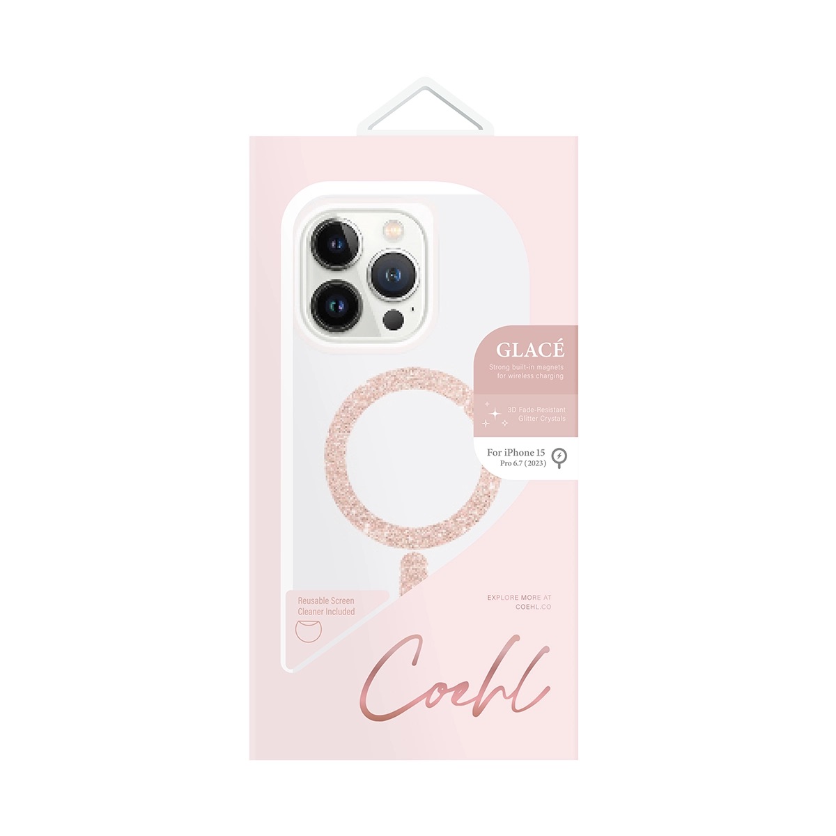 Foto 7 pulgar | Funda Para Iphone 15 Pro Max Rose Gold Glace (magclick™) De Coehl