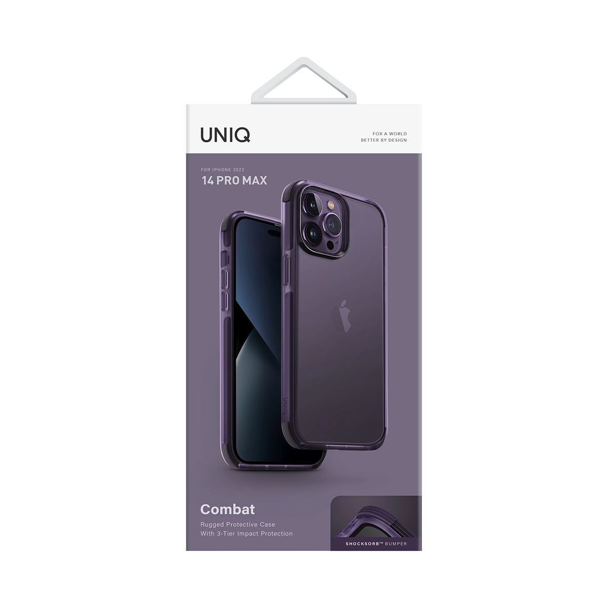 Foto 6 pulgar | Funda Para Iphone 14 Pro Max Morado Combat De Uniq