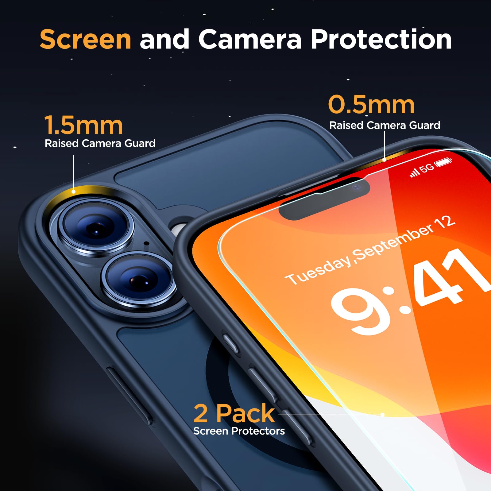 Foto 7 pulgar | Funda De Teléfono Miracase Magnetic Series Para Iphone 16 6.1 - Venta Internacional.