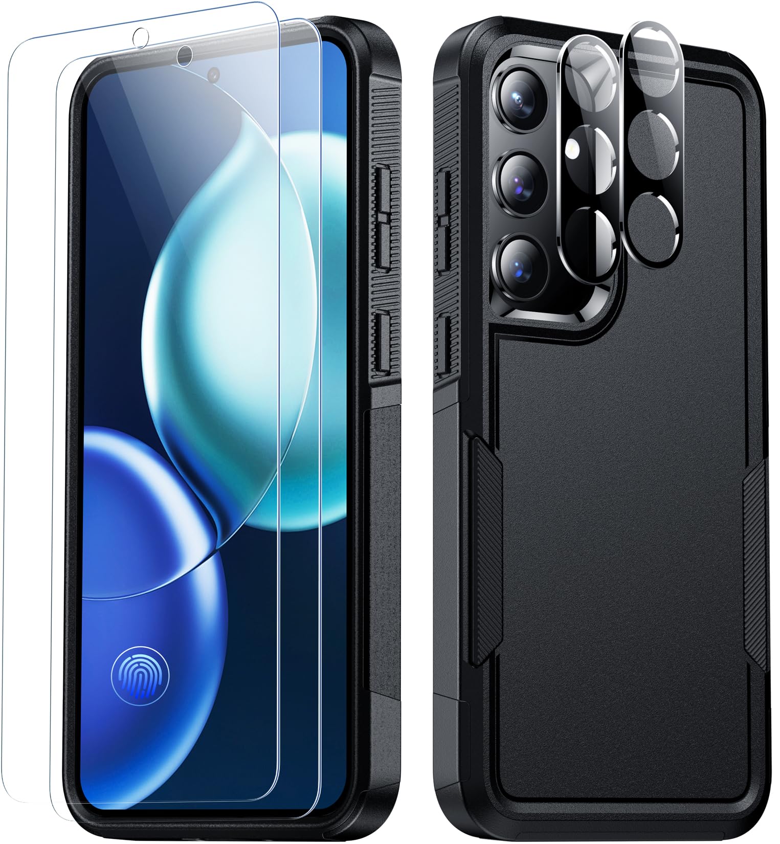 Foto 2 pulgar | Funda De Teléfono Spidercase Para Samsung Galaxy S24 Fe Con Protectores - Venta Internacional.