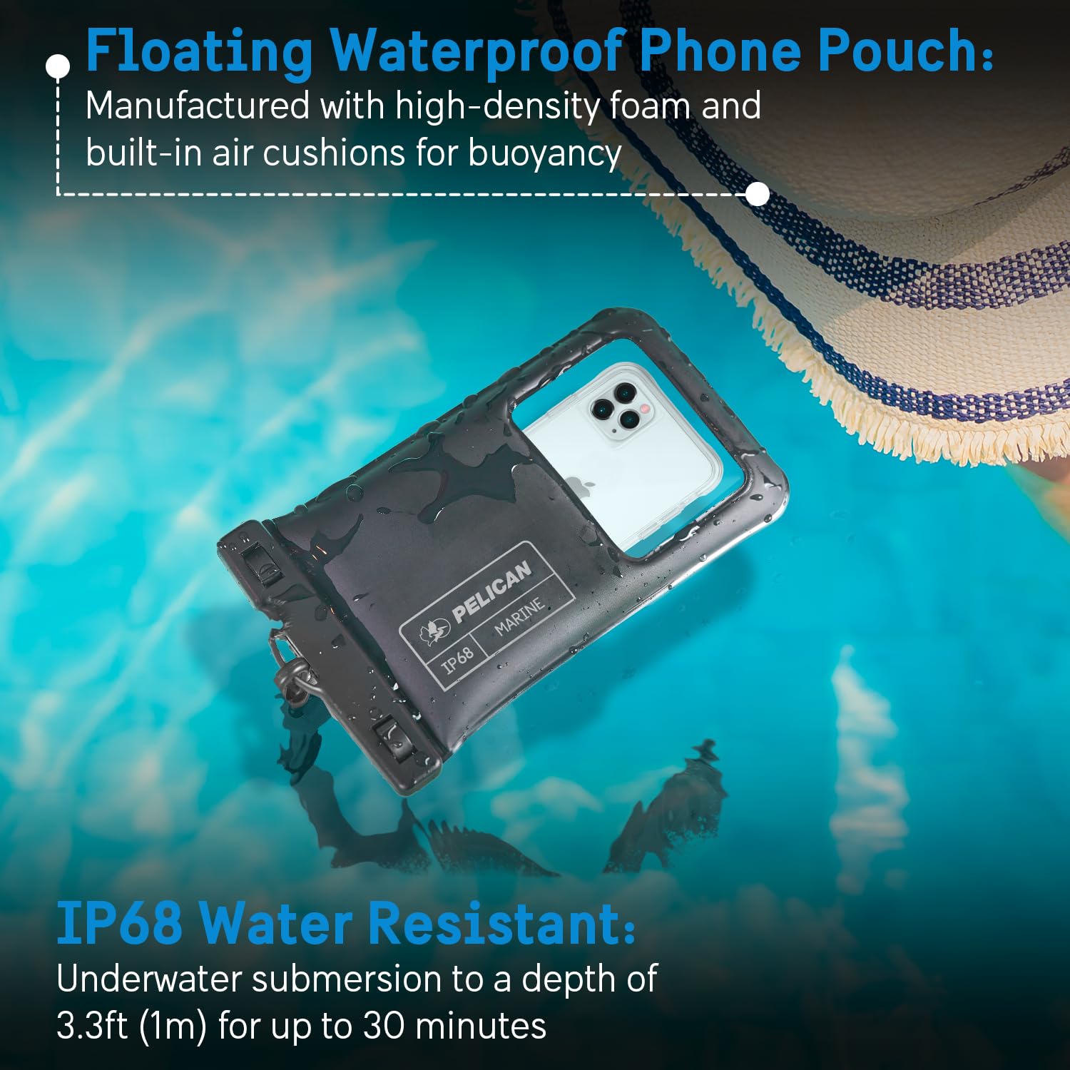 Foto 2 | Funda Impermeable Para Teléfono Pelican Marine Ip68 Para Iphone Xl - Venta Internacional.