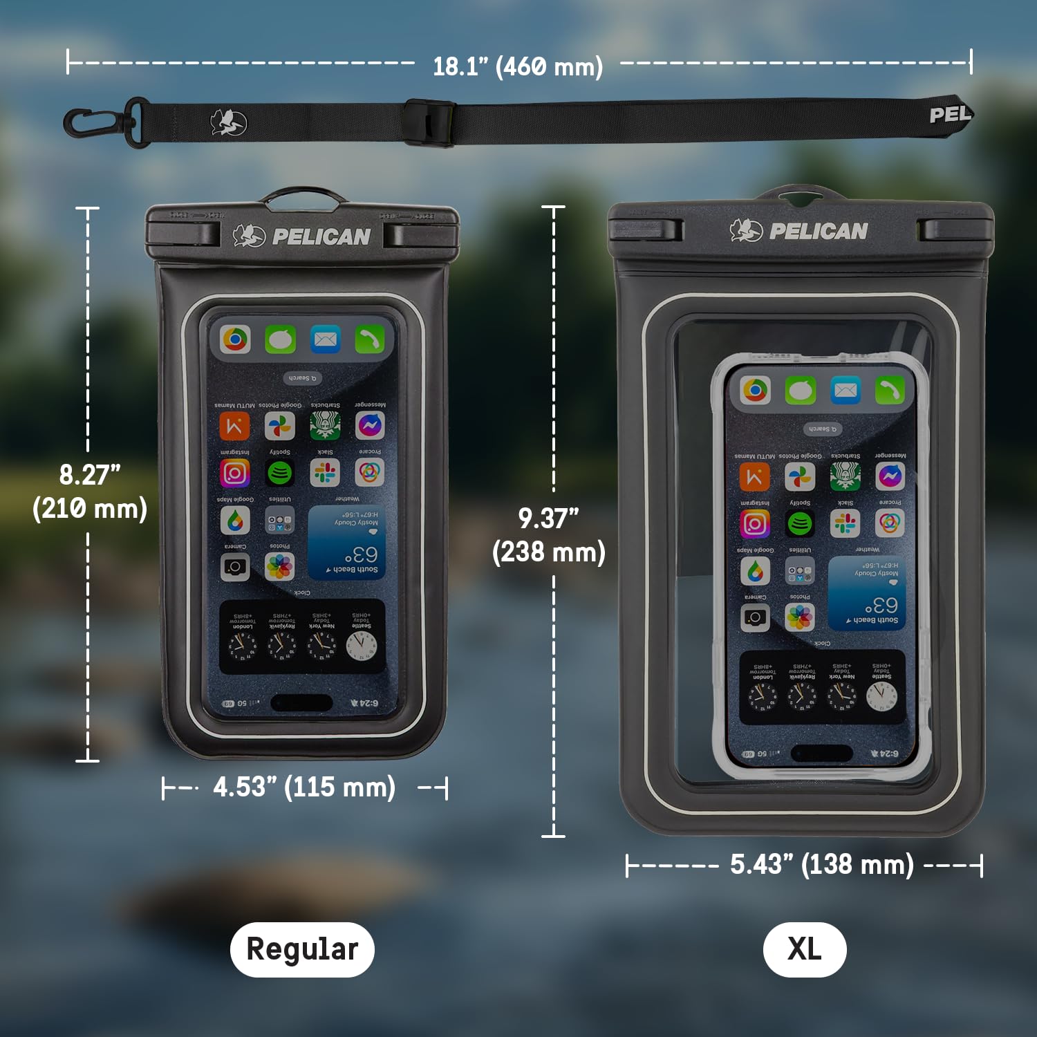 Foto 7 pulgar | Funda Impermeable Para Teléfono Pelican Marine Ip68 Para Iphone Xl - Venta Internacional.