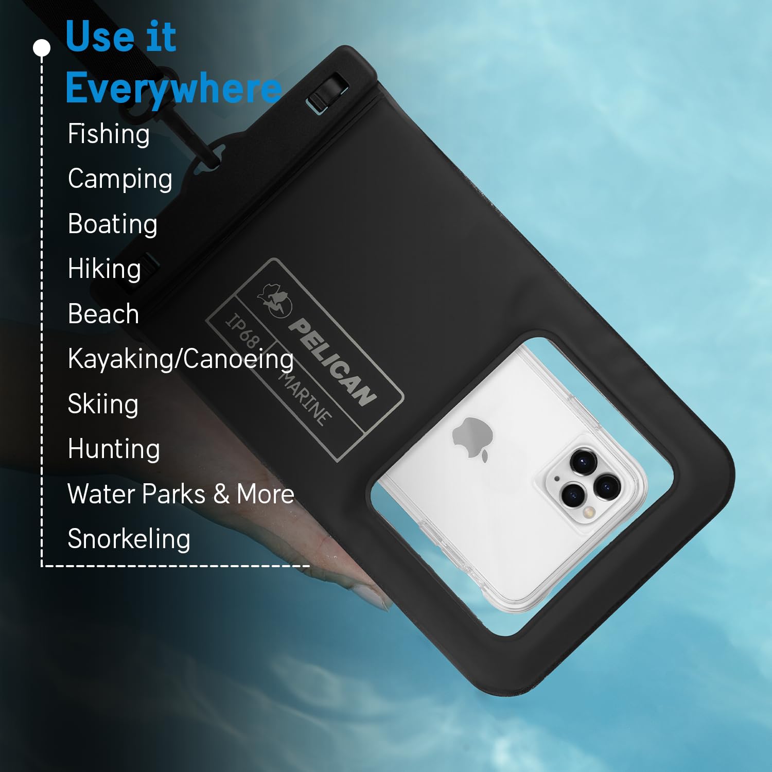 Foto 7 | Funda Impermeable Para Teléfono Pelican Marine Ip68 Para Iphone Xl - Venta Internacional.