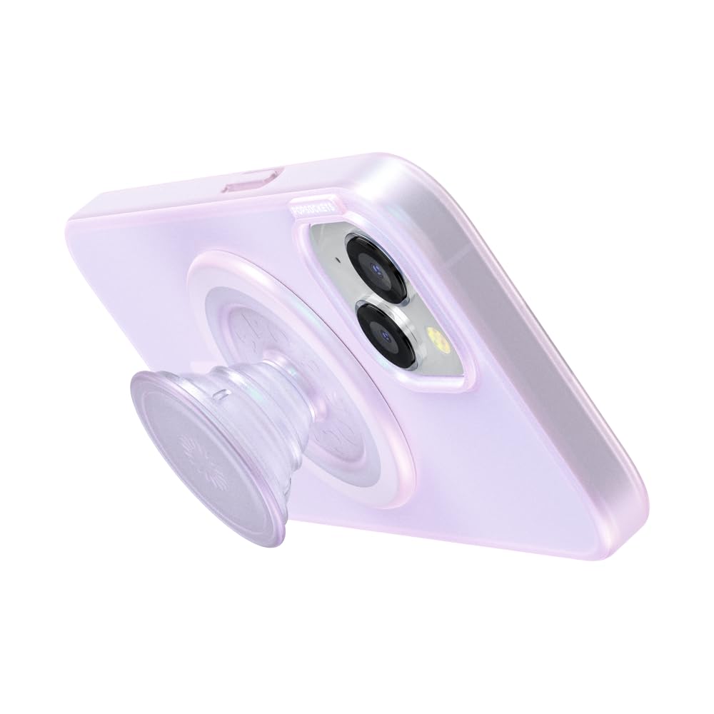 Foto 7 pulgar | Funda Para Teléfono Popsockets Iphone 15 Con Agarre Redondo Opalescente - Venta Internacional.