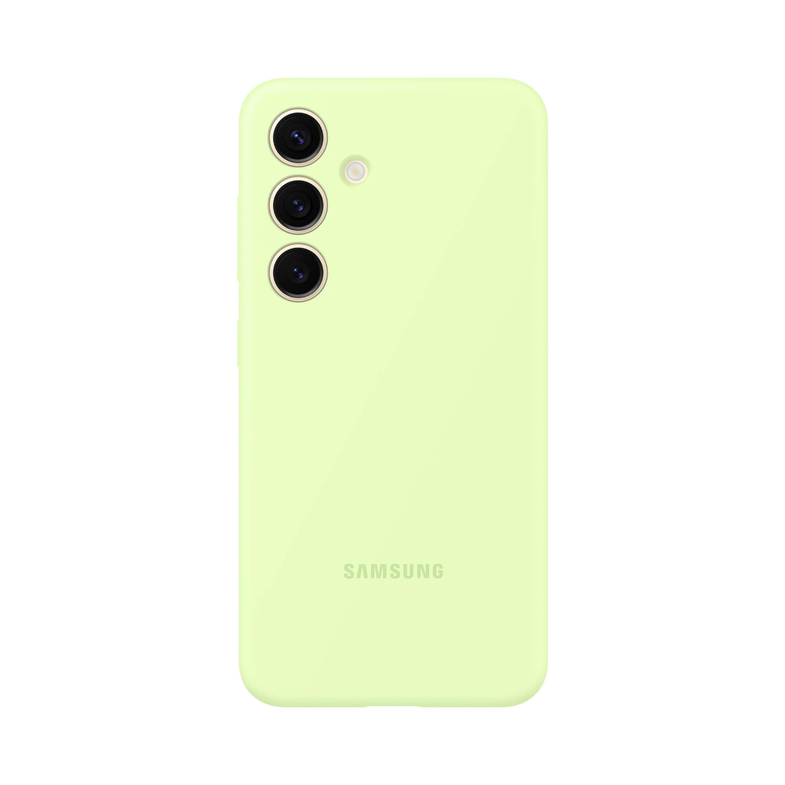 Foto 2 pulgar | Funda De Silicona Para Samsung Galaxy S24, Color Verde Lima - Venta Internacional.