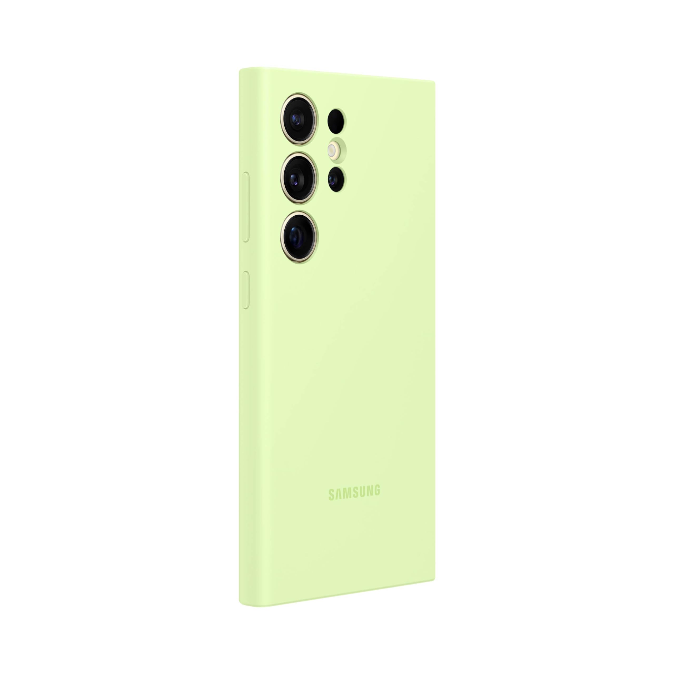 Foto 3 | Funda Para Teléfono Samsung Galaxy S24 Ultra Silicone Lime - Venta Internacional.