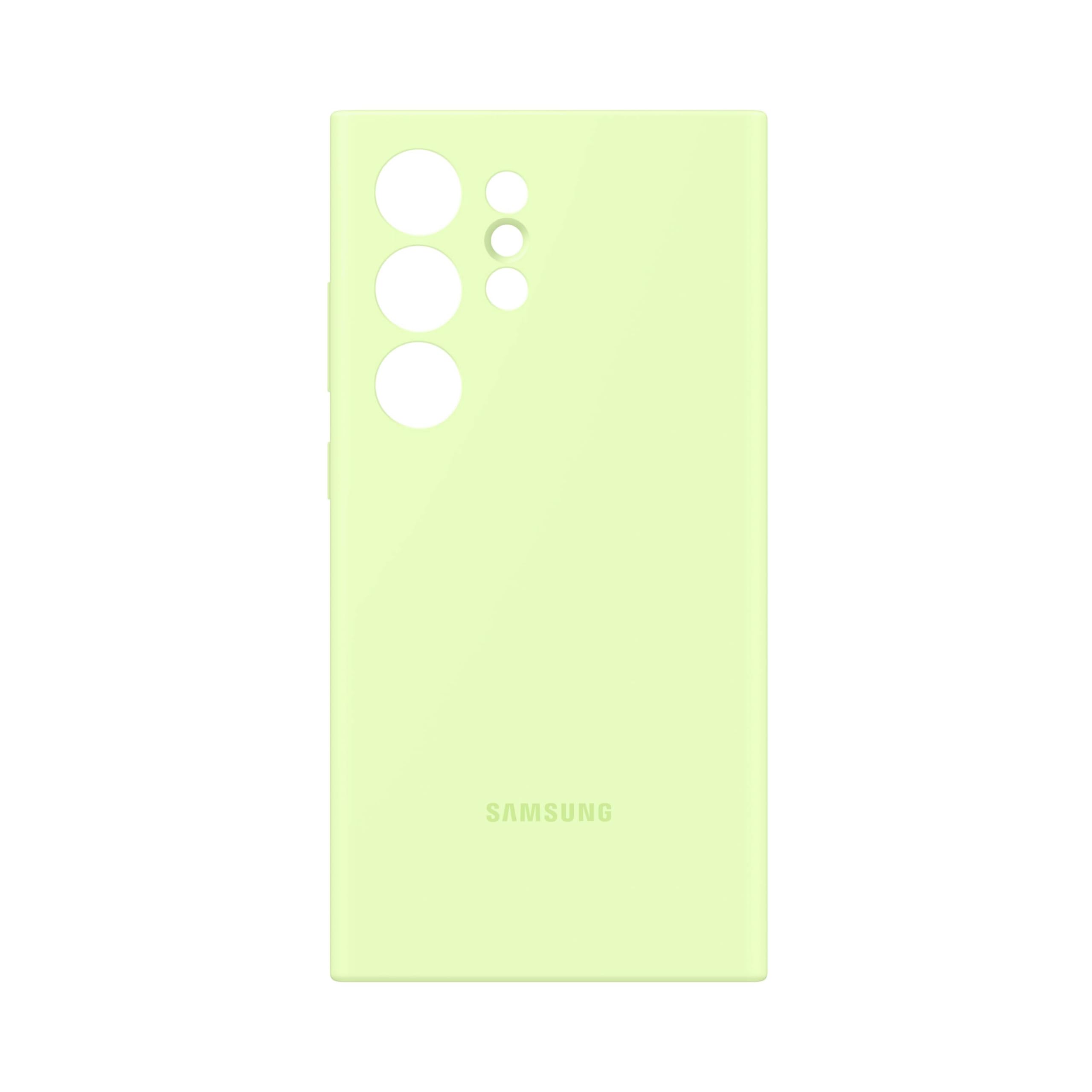 Foto 5 pulgar | Funda Para Teléfono Samsung Galaxy S24 Ultra Silicone Lime - Venta Internacional.