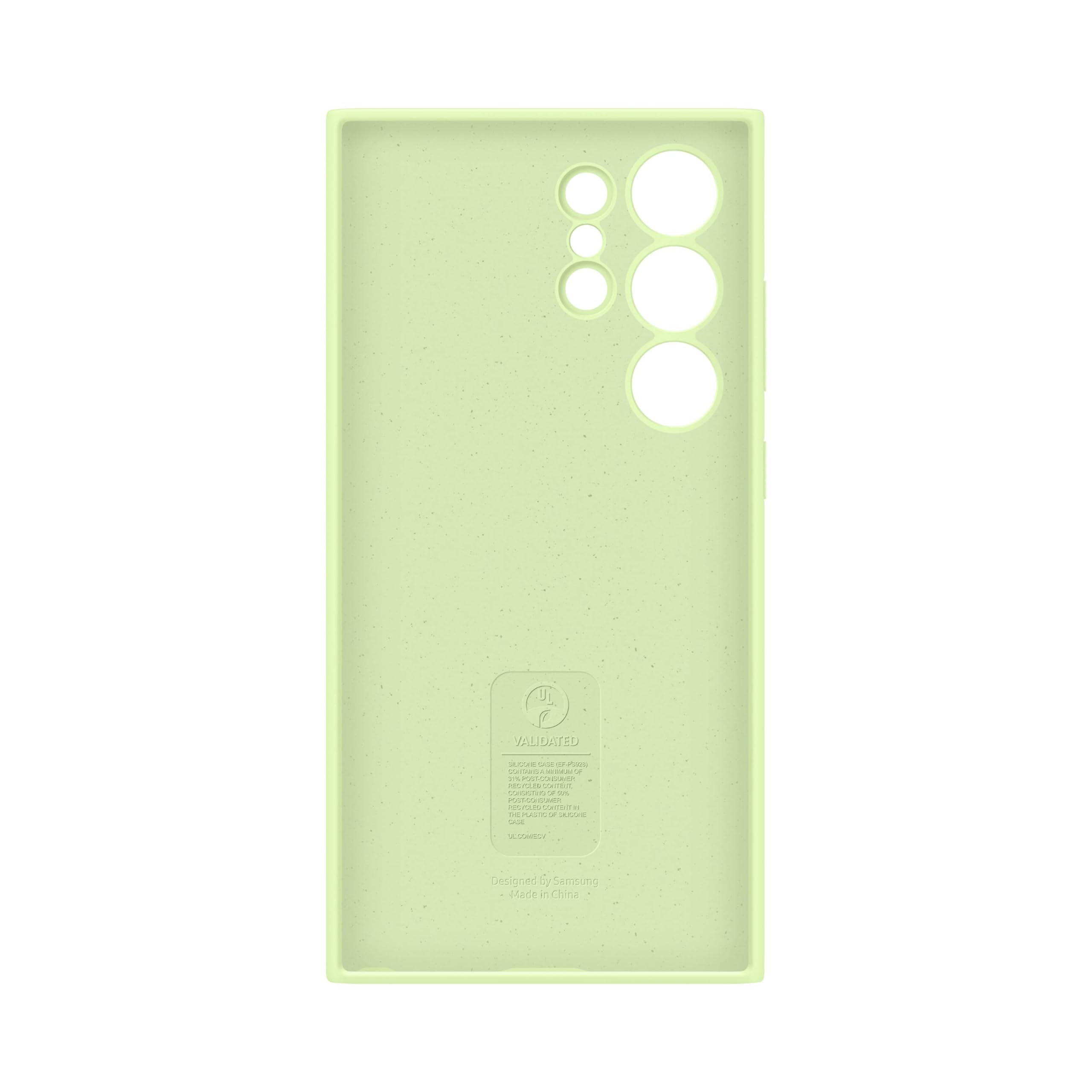 Foto 6 pulgar | Funda Para Teléfono Samsung Galaxy S24 Ultra Silicone Lime - Venta Internacional.