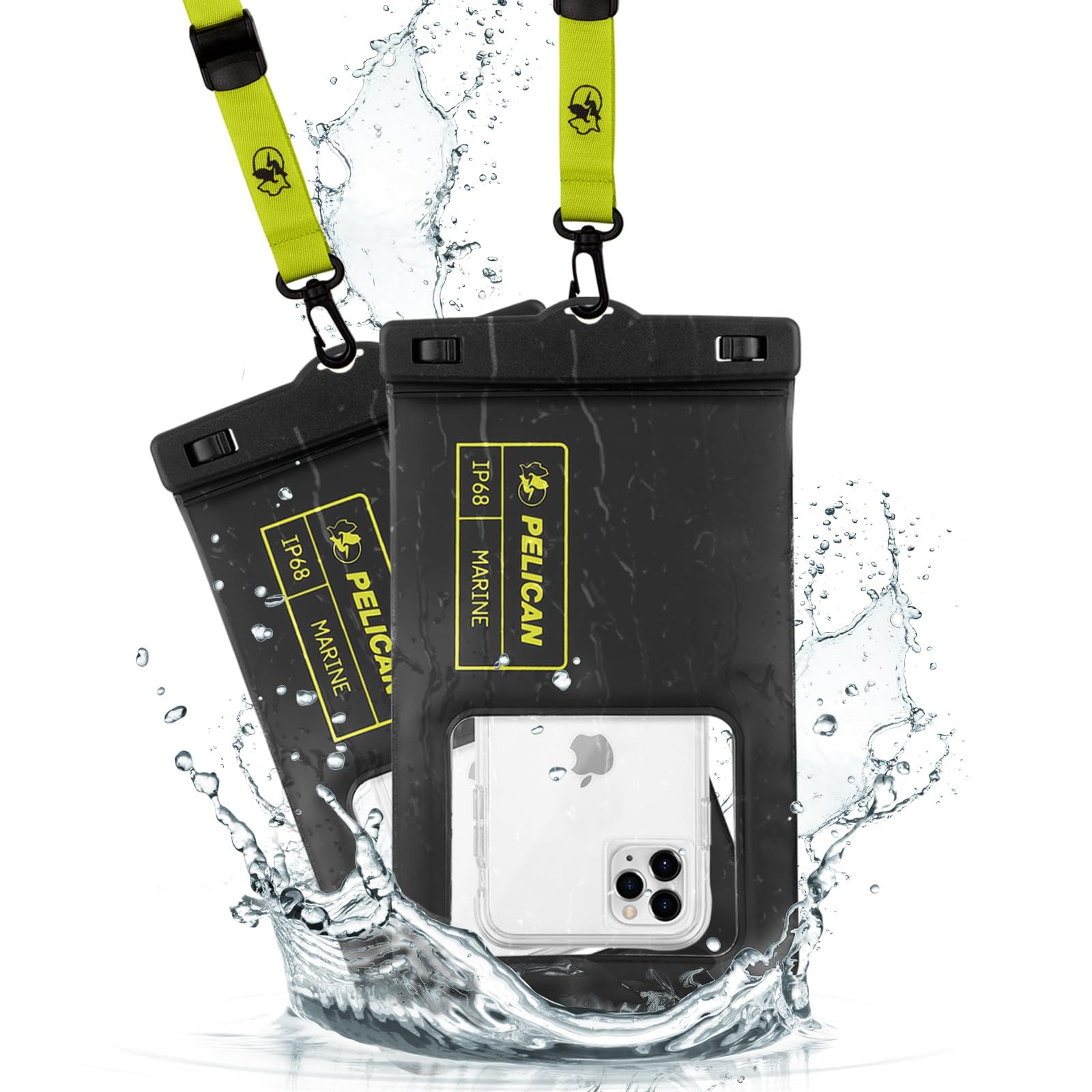 Foto 2 pulgar | Funda Impermeable Para Teléfono Pelican Marine Ip68 Para Iphone - Venta Internacional.