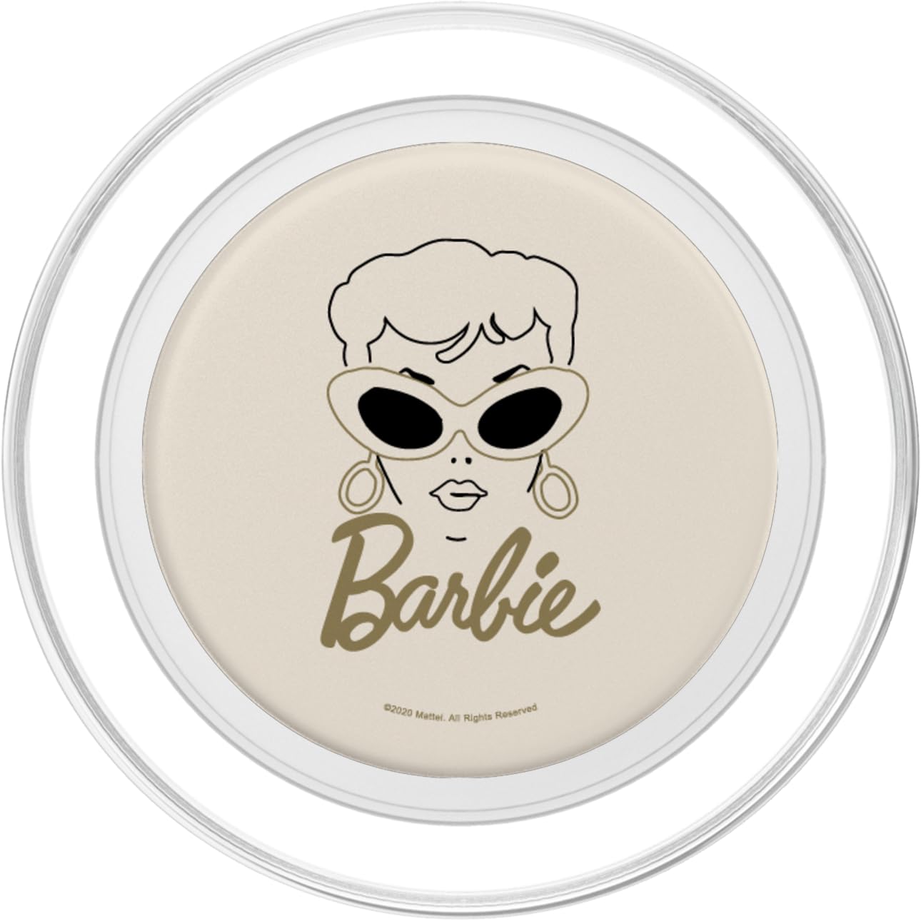 Foto 3 pulgar | Popsockets Magsafe Popgrip Para Iphone Barbie Vintage Gold - Venta Internacional.