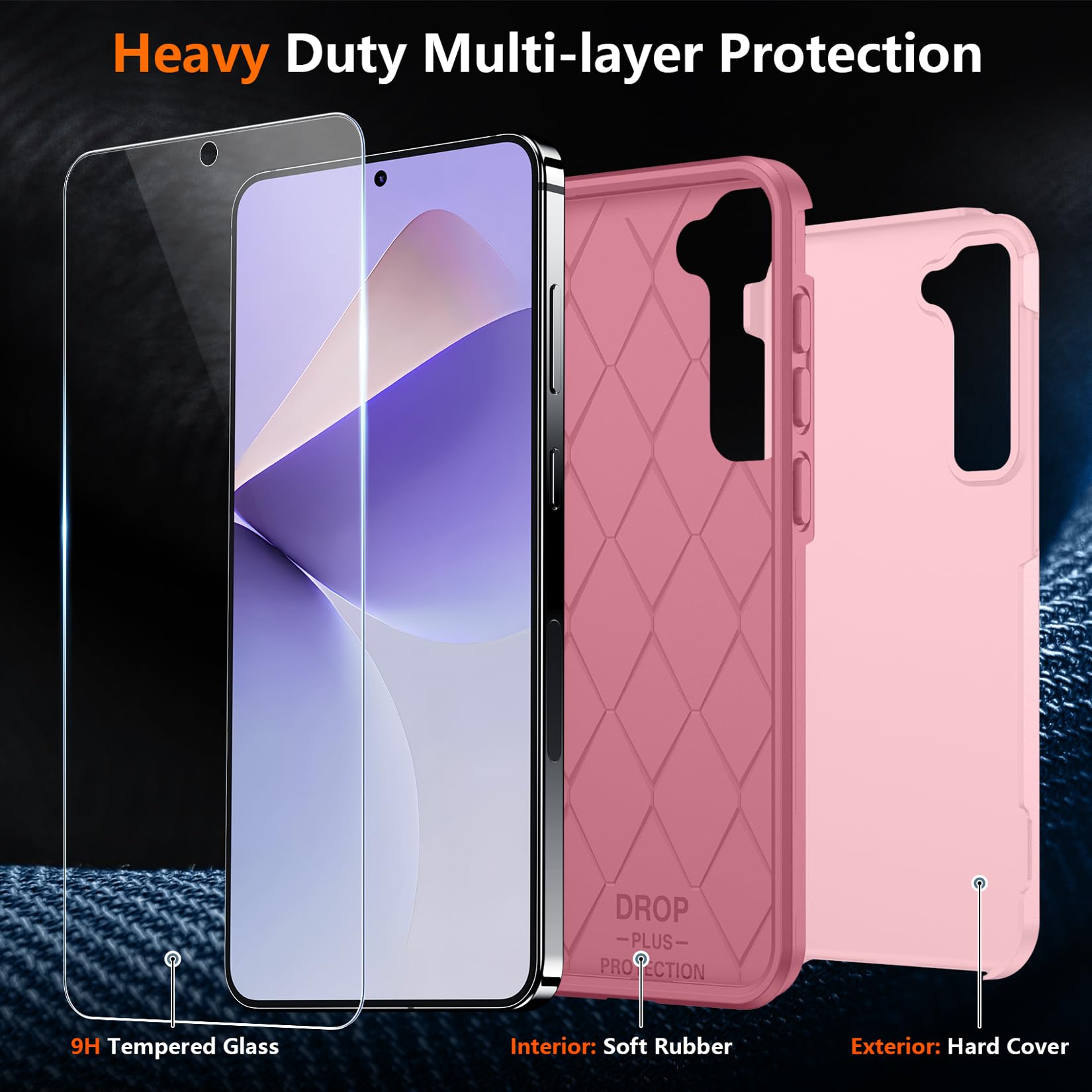Foto 5 pulgar | Funda De Teléfono Spidercase Diseñada Para Samsung Galaxy S25 Pink - Venta Internacional.