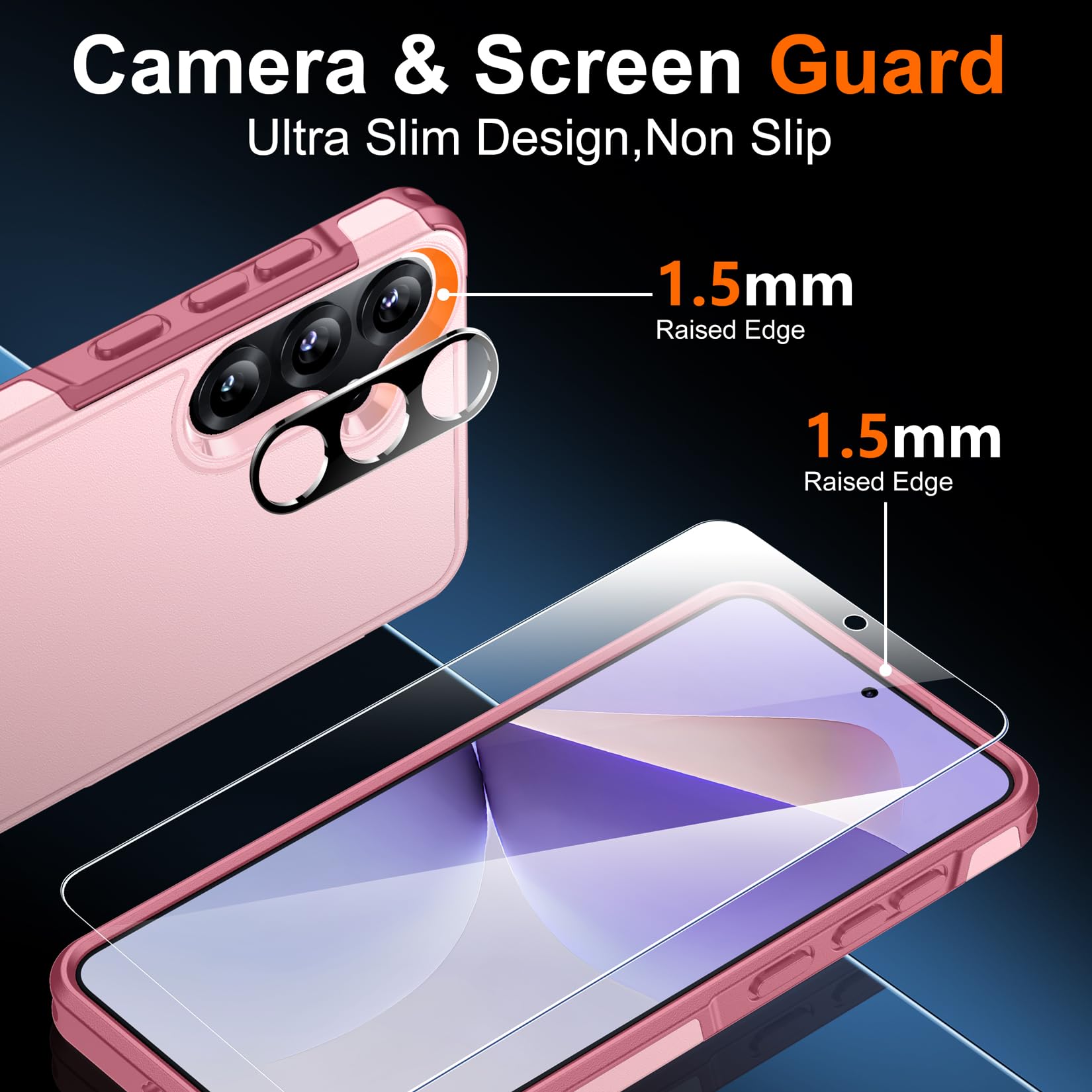 Foto 6 pulgar | Funda De Teléfono Spidercase Diseñada Para Samsung Galaxy S25 Pink - Venta Internacional.