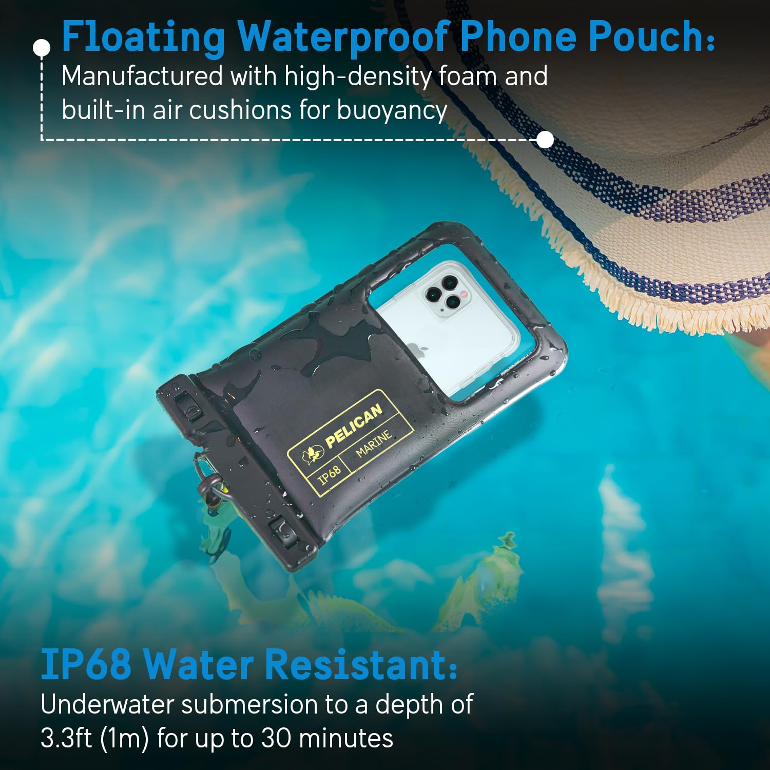 Foto 3 pulgar | Funda Impermeable Pelican Marine Xl Para Iphone 16 Pro Max - Venta Internacional.
