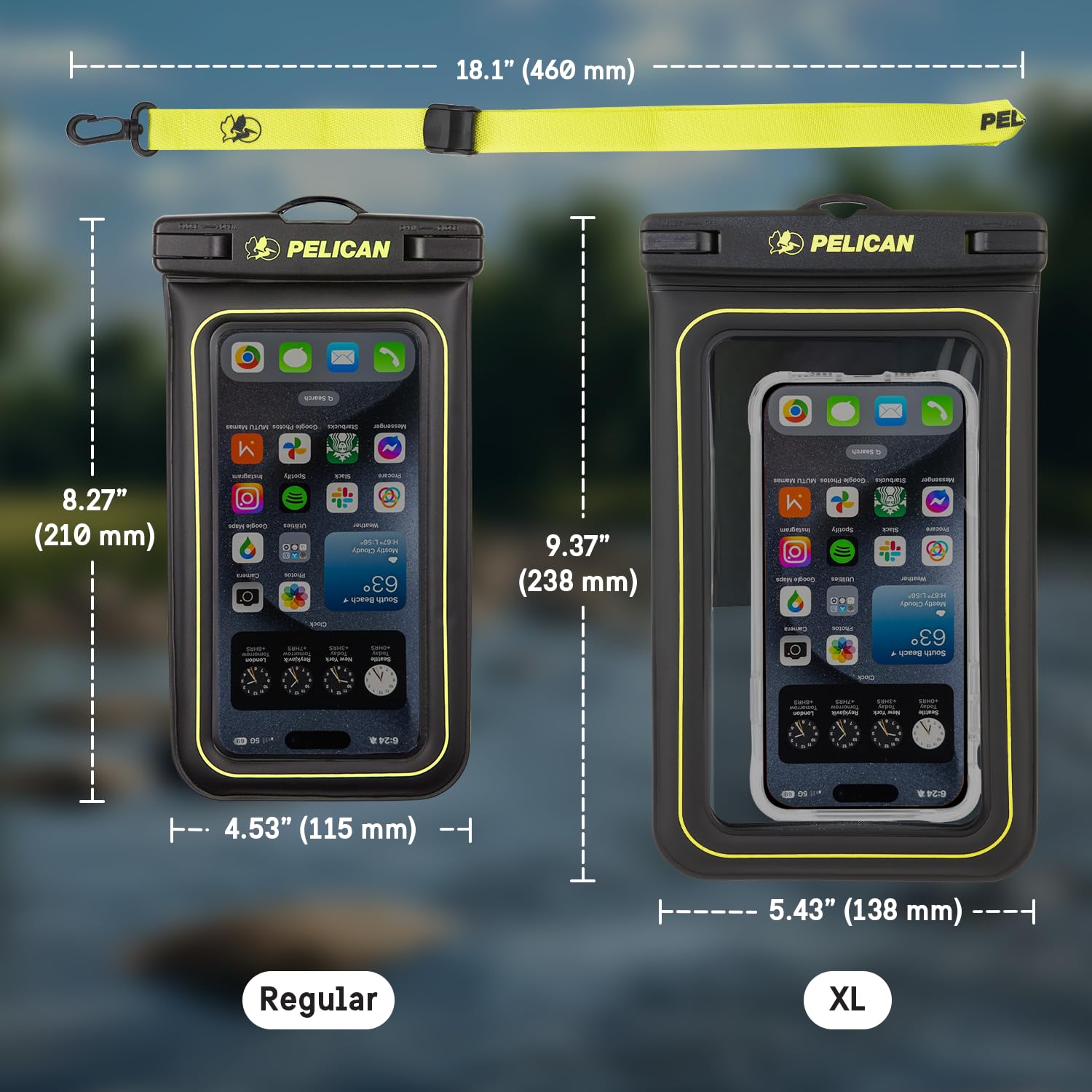 Foto 7 pulgar | Funda Impermeable Pelican Marine Xl Para Iphone 16 Pro Max - Venta Internacional.