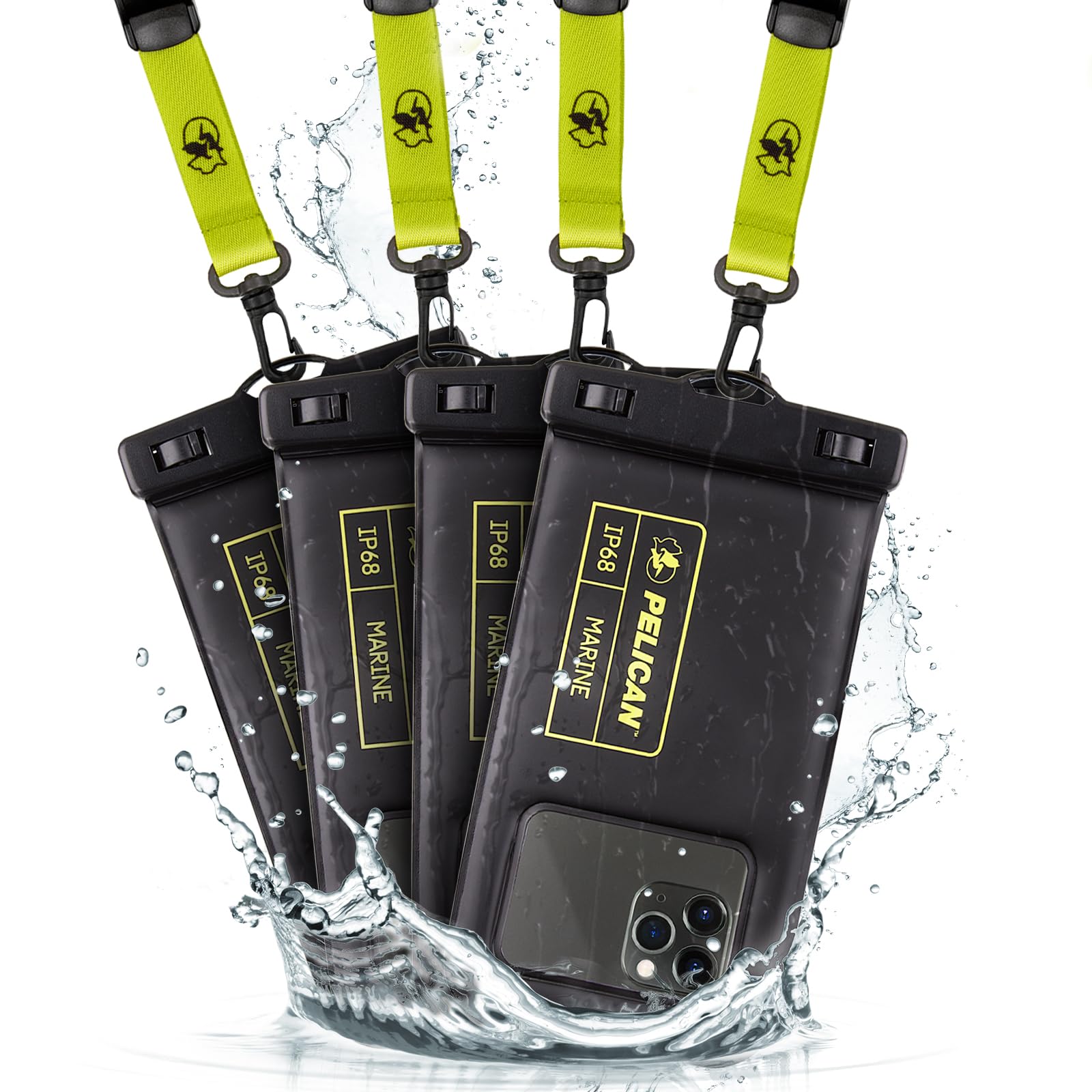 Foto 1 | Funda Impermeable Pelican Marine Para Iphone, Paquete De 4 - Venta Internacional.