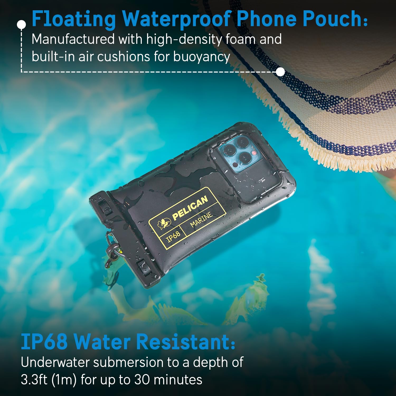 Foto 2 | Funda Impermeable Pelican Marine Para Iphone, Paquete De 4 - Venta Internacional.