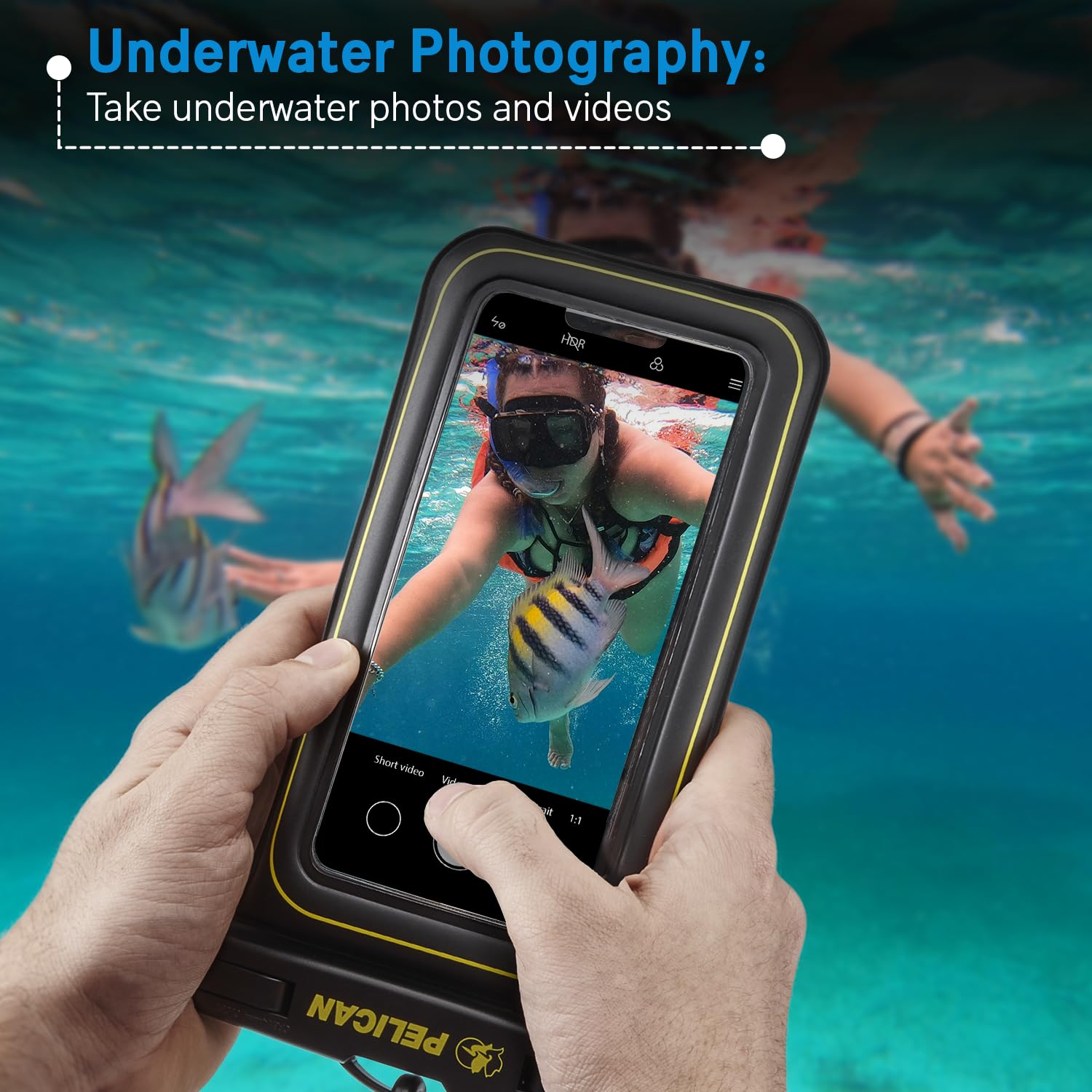 Foto 4 | Funda Impermeable Pelican Marine Para Iphone, Paquete De 4 - Venta Internacional.