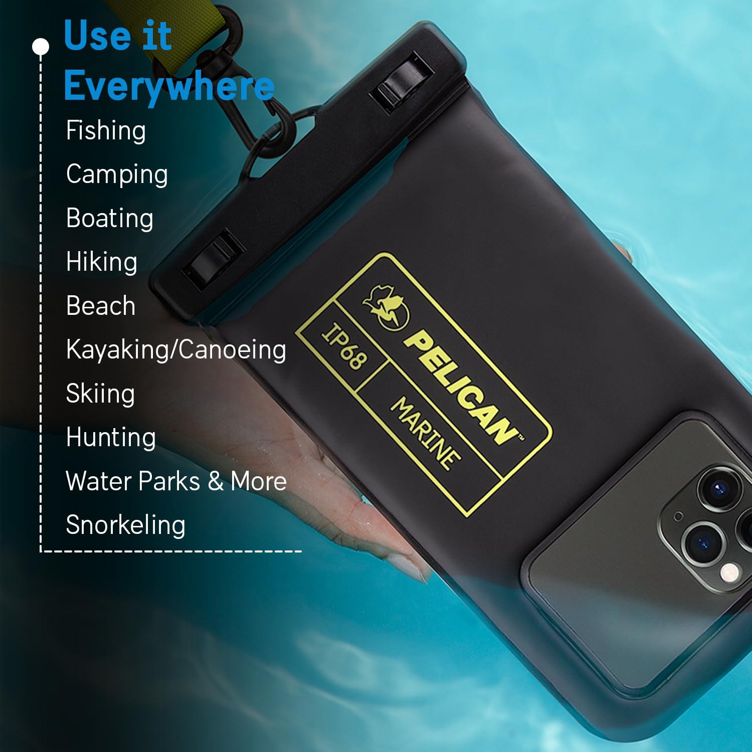 Foto 7 | Funda Impermeable Pelican Marine Para Iphone, Paquete De 4 - Venta Internacional.