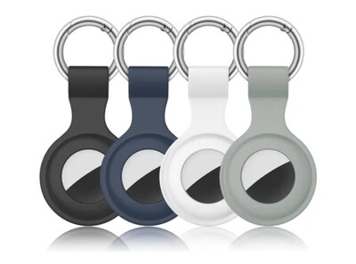 Foto 1 | Funda Para Apple Airtag Xtellar Llavero Silicona Protector 4 Piezas