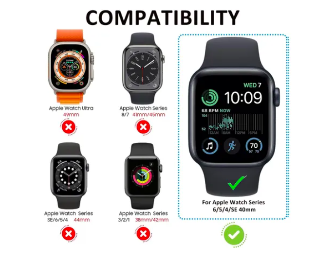 Foto 3 pulgar | 2x Xtellar Funda Case Carcasa Protector Para Apple Watch 9 8 7 Se 6