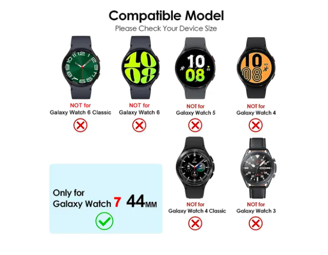 Foto 3 pulgar | 2x Xtellar Funda Case Para  Galaxy Watch 7 Protector Pantalla