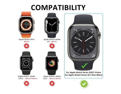 Foto 2 | 2x Xtellar Funda Case Carcasa Protector Para Apple Watch 9 8 7 Se 6