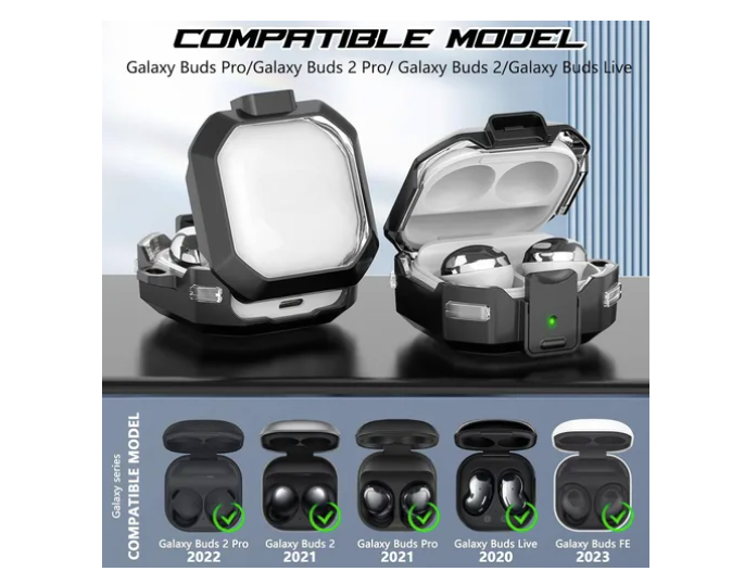 Foto 3 pulgar | Fundas Xtellar Case Para Galaxy Buds Live / Buds 2 / Buds Pro