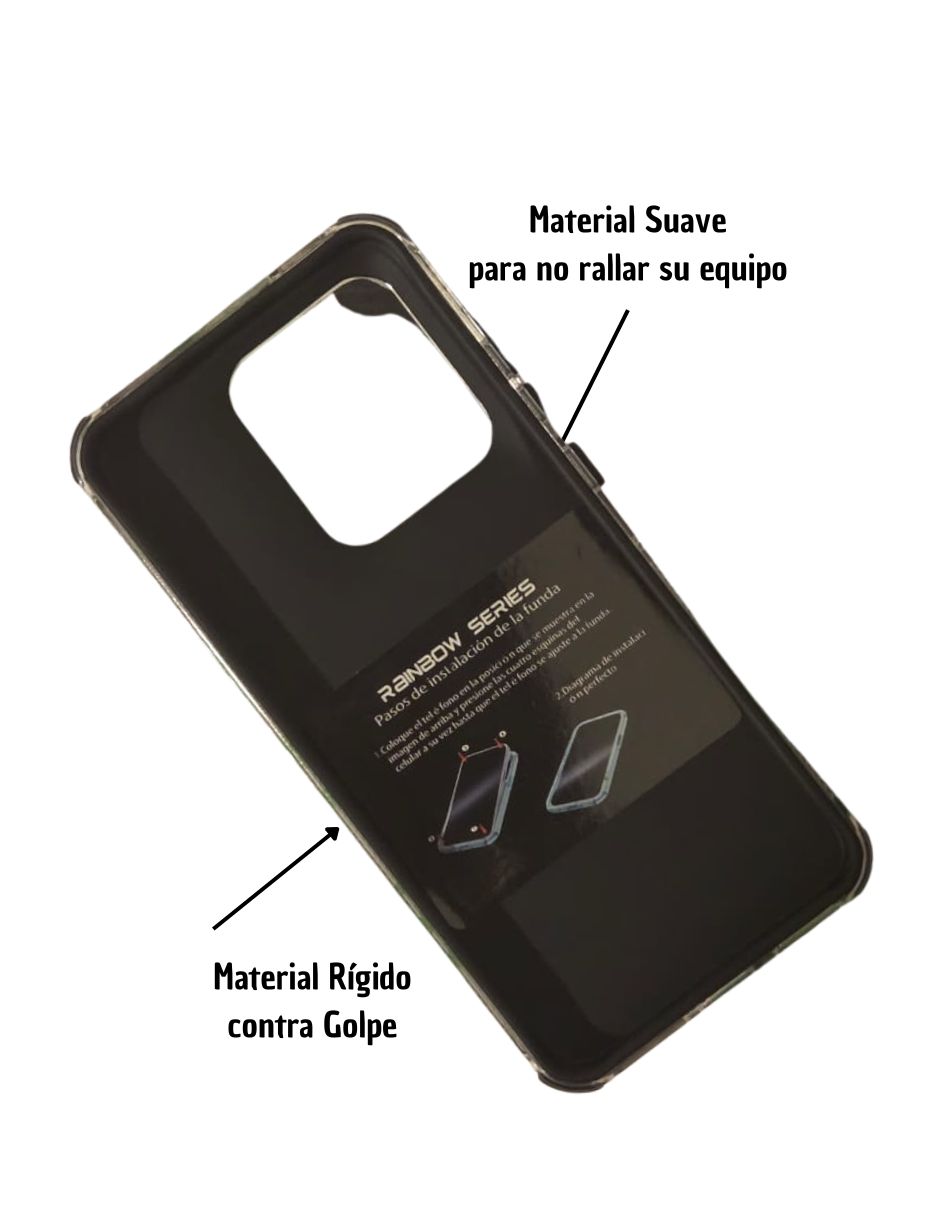 Foto 4 pulgar | Funda para Moto Edge 50 Neo Atti Negro