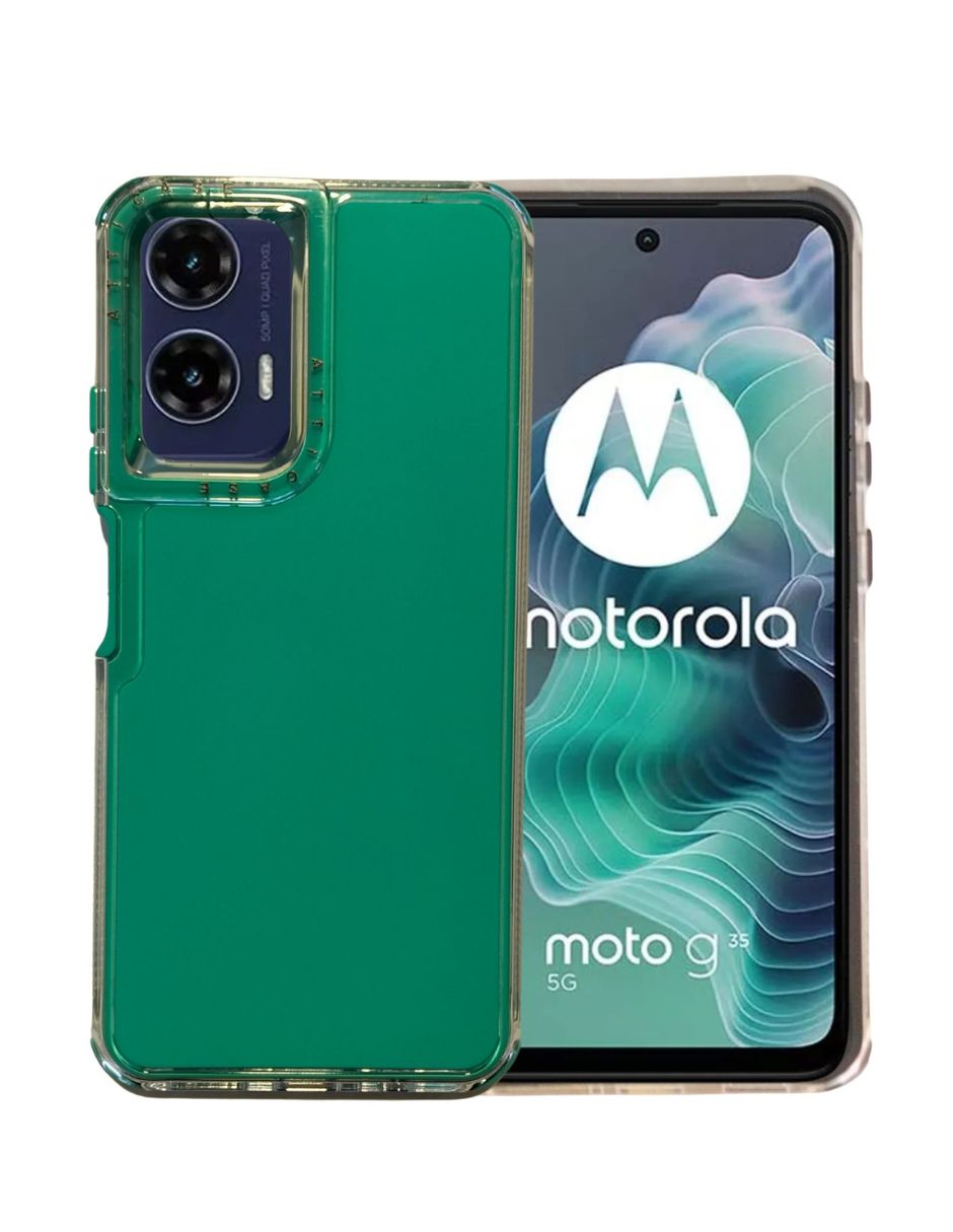 Foto 1 | Funda Uso Rudo para Moto G35 Verde
