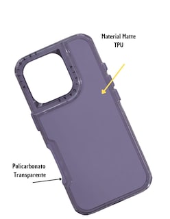 Foto 2 | Funda Uso Rudo para iPhone 16 Pro Max Lila