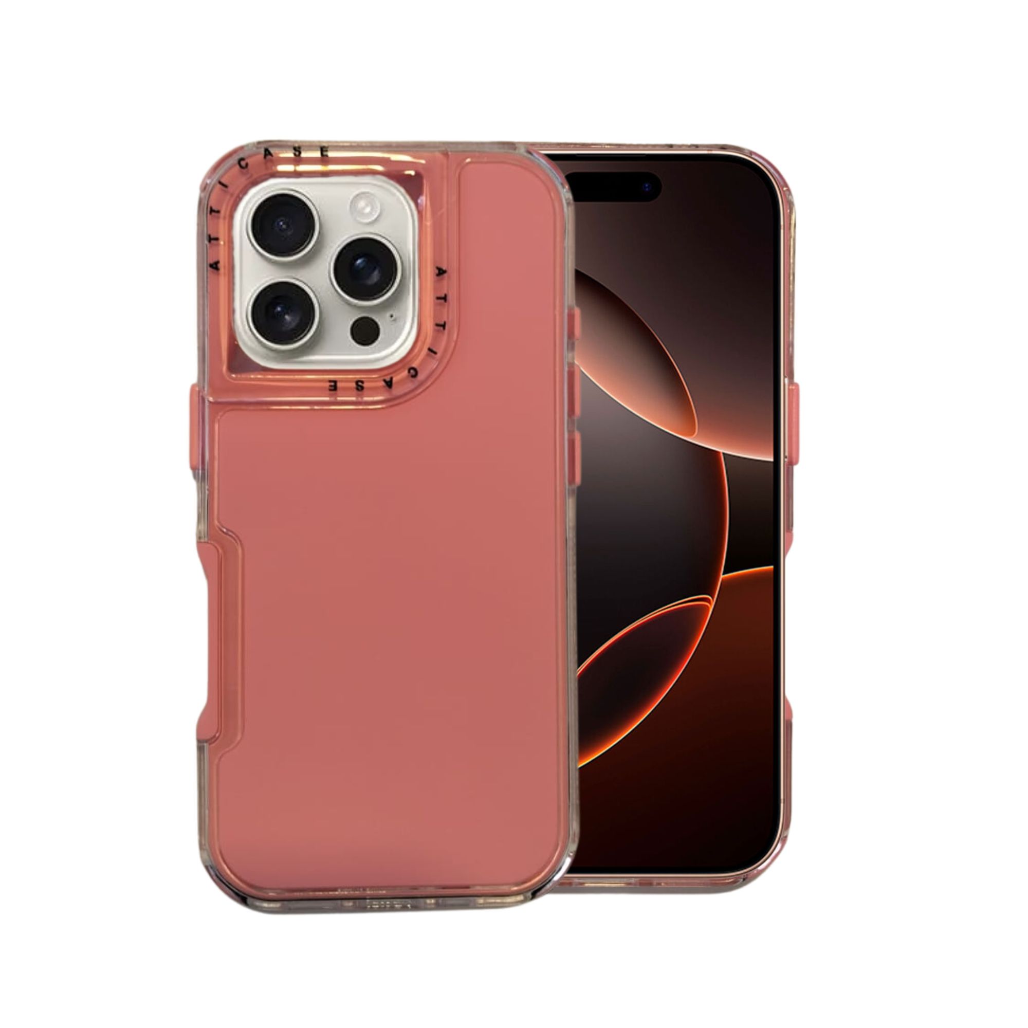 Foto 2 pulgar | Funda Uso Rudo para iPhone 16 Pro Max Coral