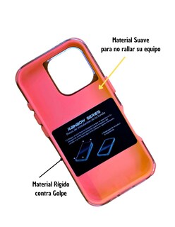 Foto 3 | Funda Uso Rudo para iPhone 16 Pro Max Coral
