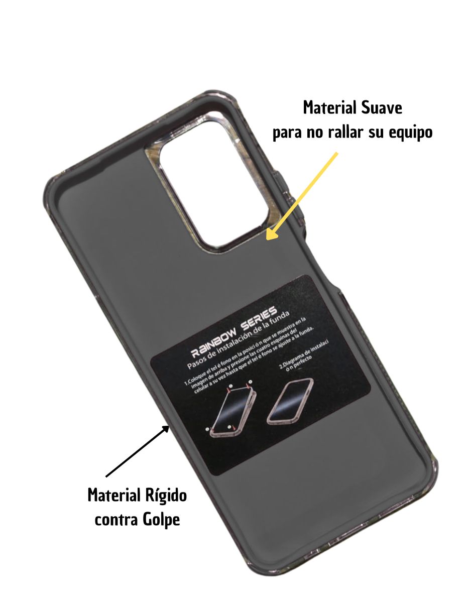 Foto 4 pulgar | Funda Uso Rudo para Moto G35 Negro