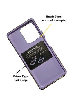 Foto 3 | Funda Uso Rudo para Moto G75 Lila