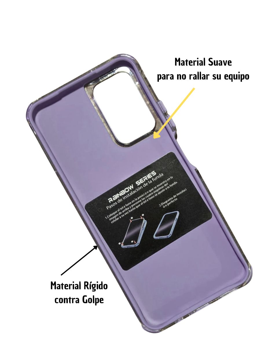 Foto 4 pulgar | Funda Uso Rudo para Moto G35 Lila