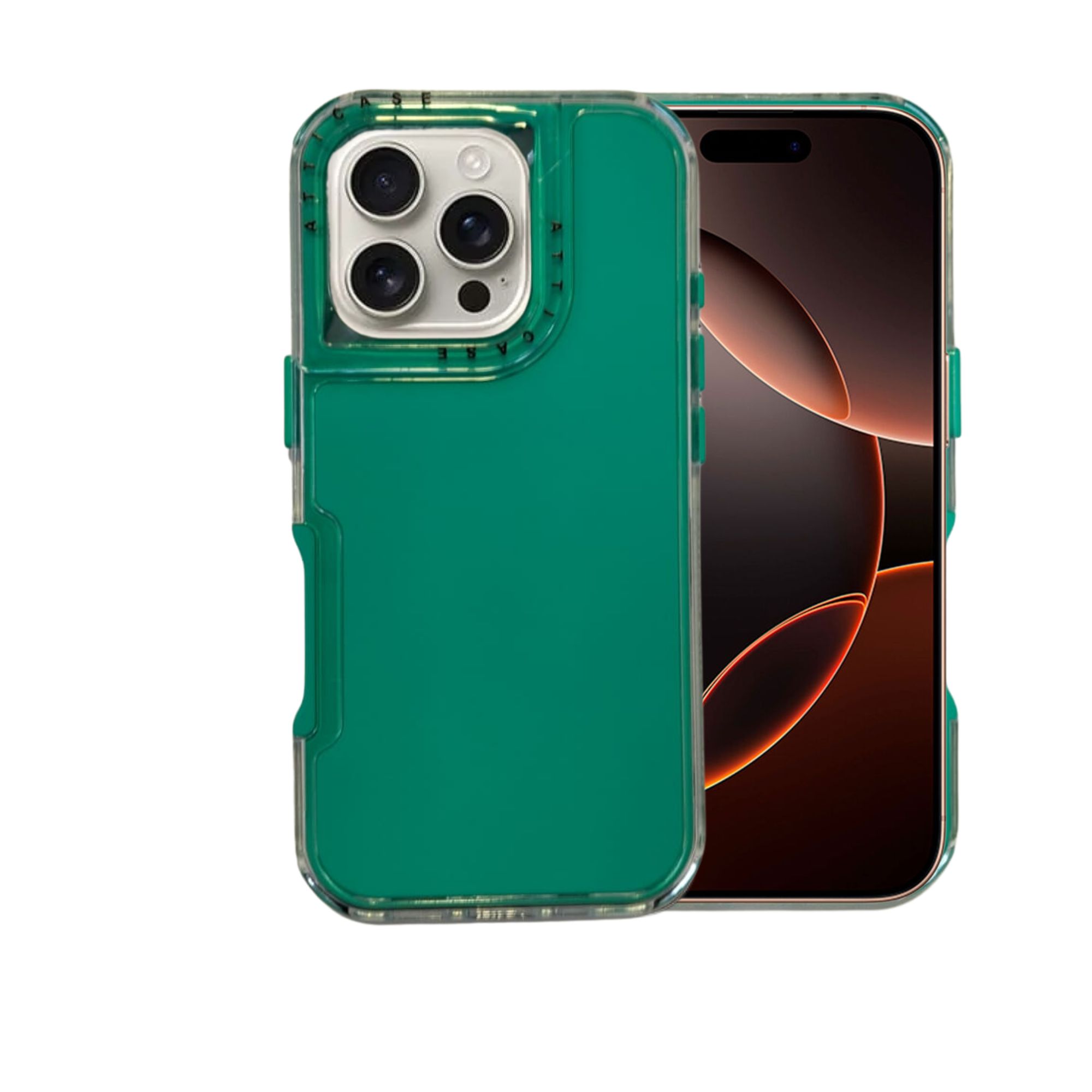 Foto 2 pulgar | Funda Uso Rudo para iPhone 16 Pro Verde