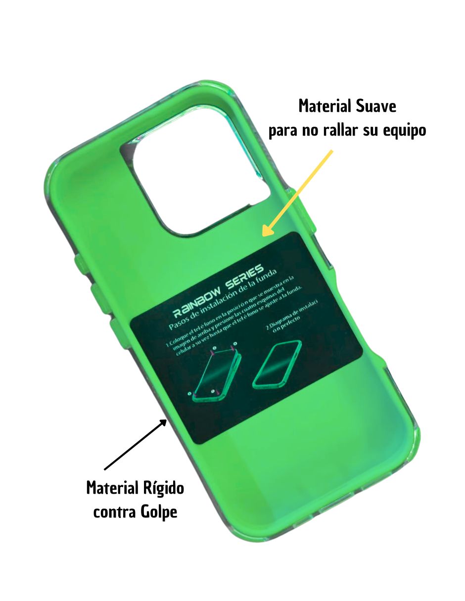 Foto 4 pulgar | Funda Uso Rudo para iPhone 16 Pro Verde